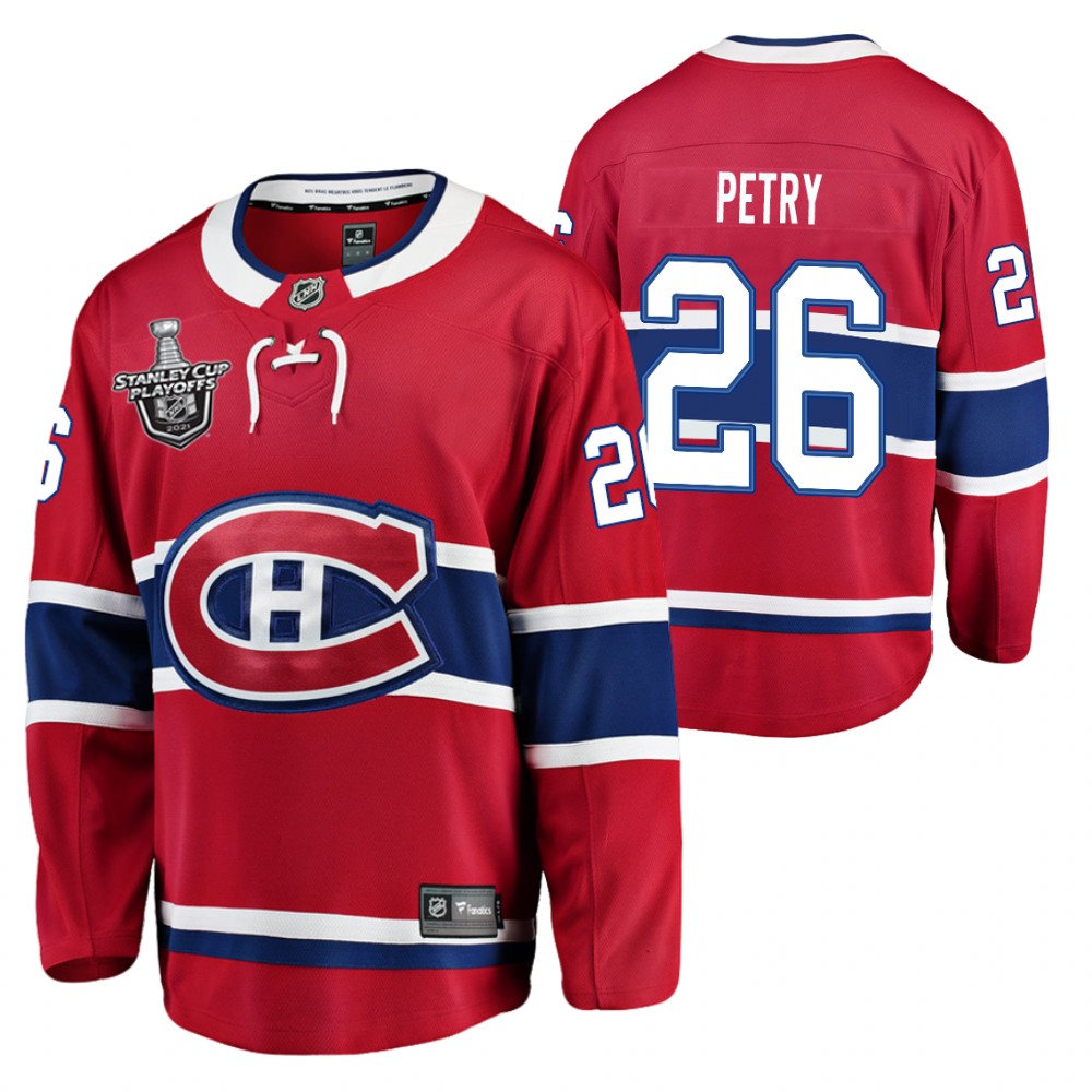 Jeff Petry Canadiens 2021 Stanley Cup Final Red Jersey