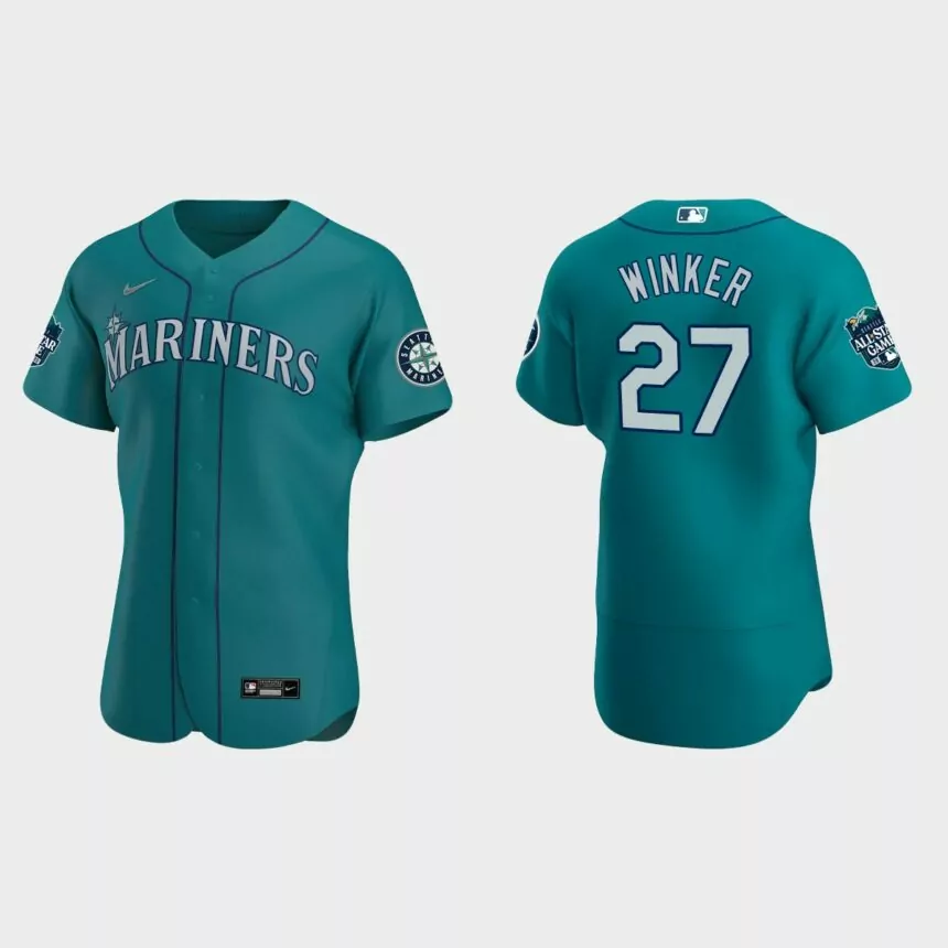 Jesse Winker Seattle Mariners 2023 MLB All-Star Game Jersey – Aqua