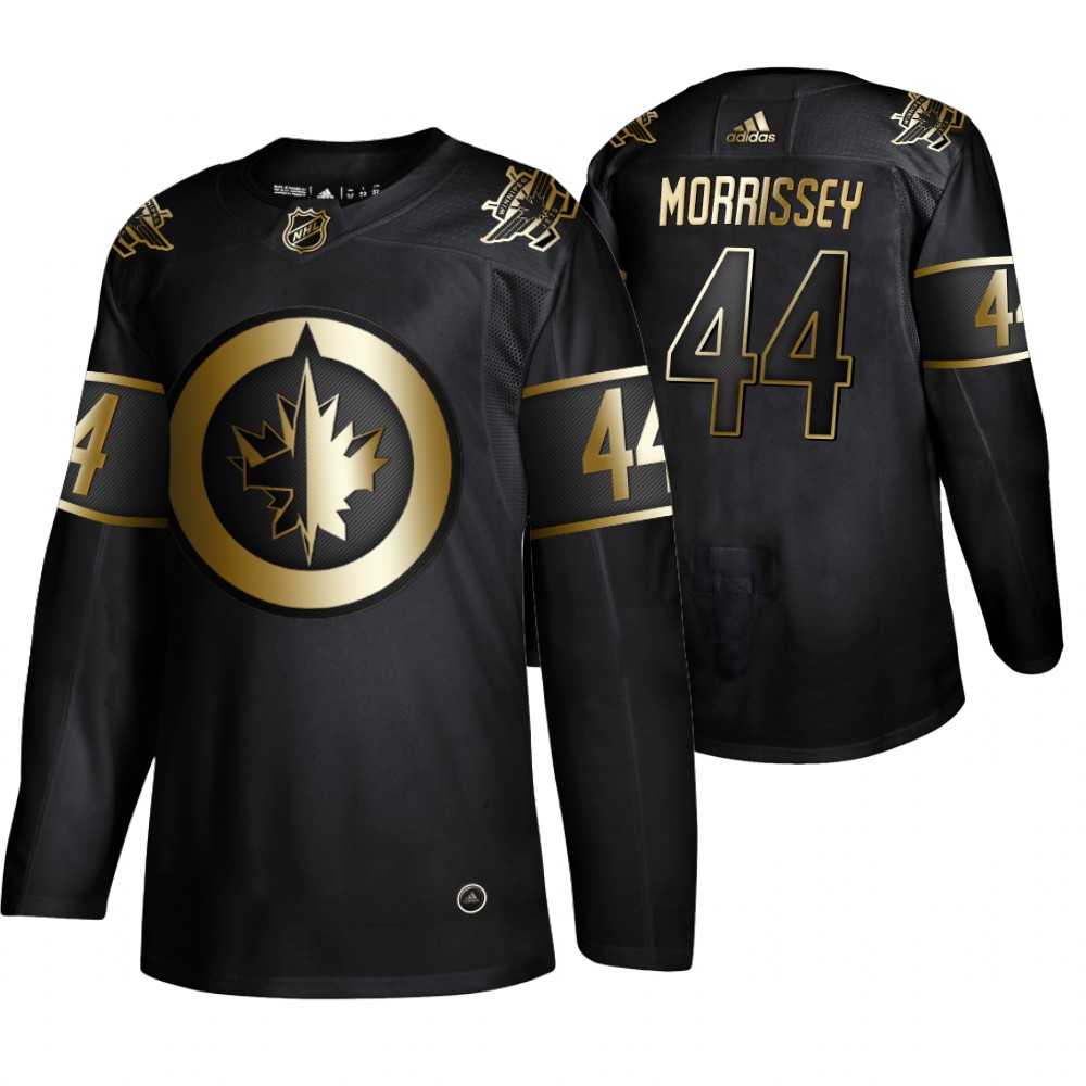 Jets Josh Morrissey Black Authentic 2019 NHL Golden Edition Jersey