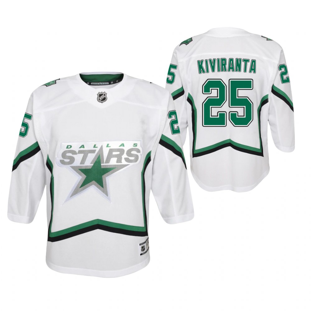 Joel Kiviranta Dallas Stars 2021 Reverse Retro White Youth Jersey Special Edition