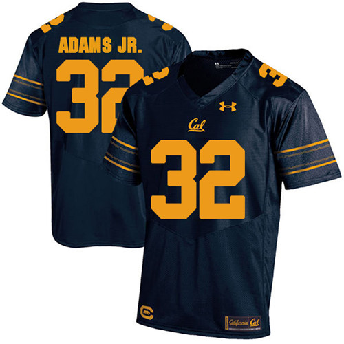 Johnny Adams Jr. California Golden Bears Men's Jersey - #32 NCAA Navy Blue Stitched Authentic