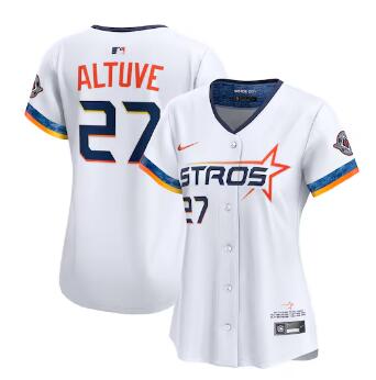 Jose Altuve Houston Astros Nike Women's 2025 City Connect Limited Player Jersey - White