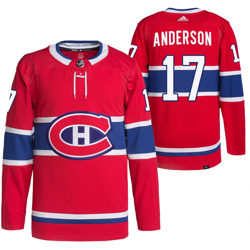 Josh Anderson Montreal Canadiens Red Home Primegreen Authentic Pro Jersey