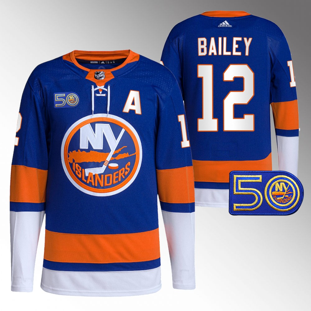 Josh Bailey New York Islanders Royal 50th Anniversary Primegreen Authentic Jersey