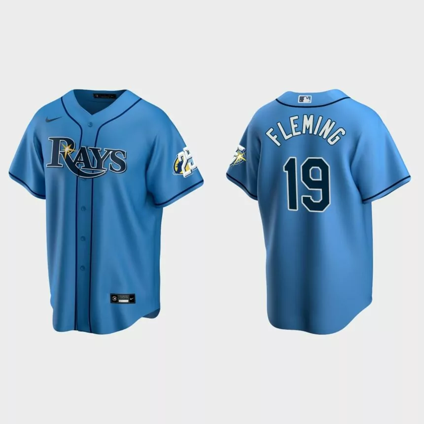 Josh Fleming Tampa Bay Rays 25th Anniversary Replica Jersey – Light Blue