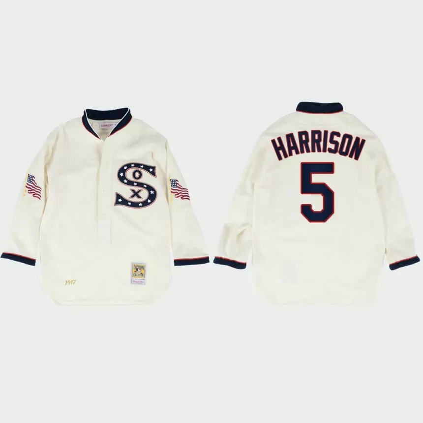 Josh Harrison Chicago White Sox 1917 Authentic Jersey – White