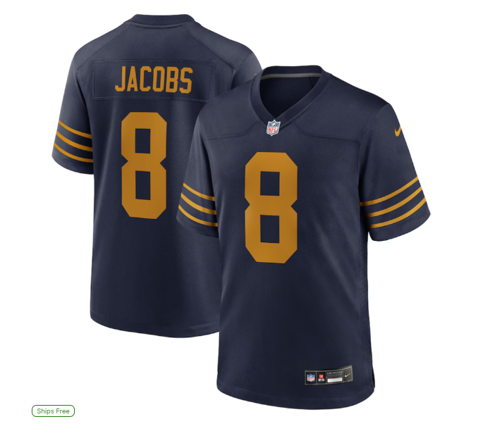 Josh Jacobs Green Bay Packers Nike The 1923 Classic Game Jersey - Navy