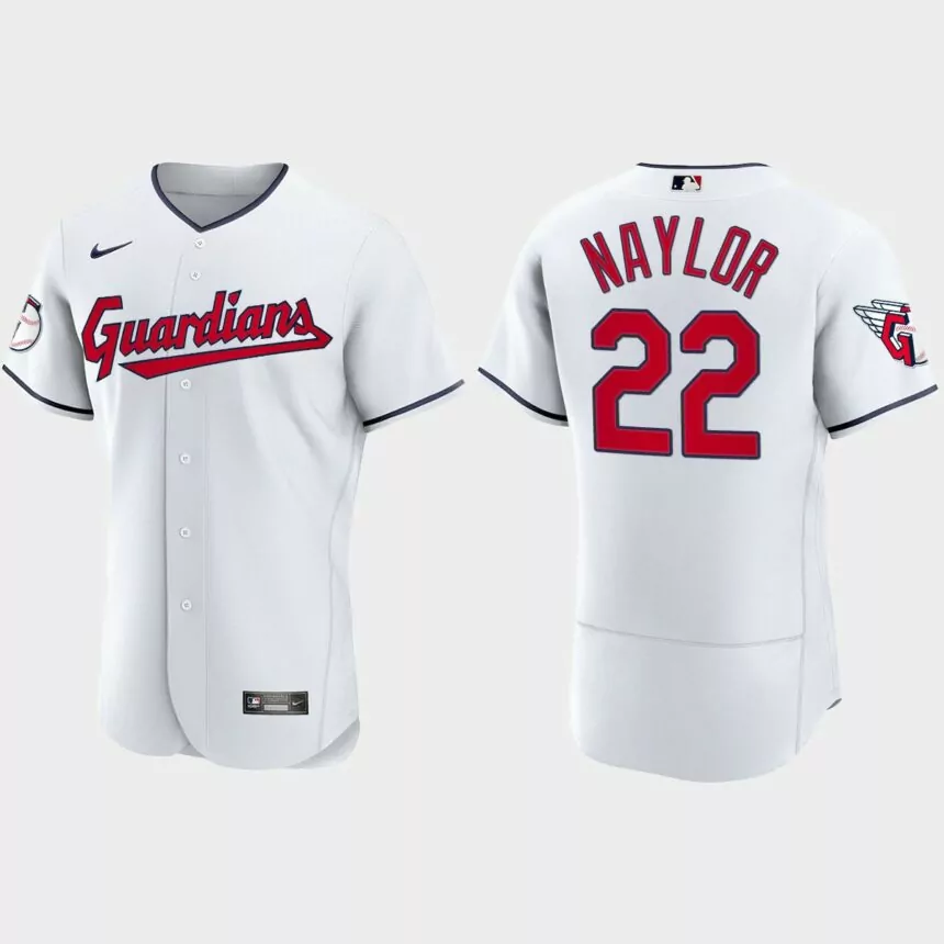 Josh Naylor Cleveland Guardians 2022 Authentic Home Jersey – White