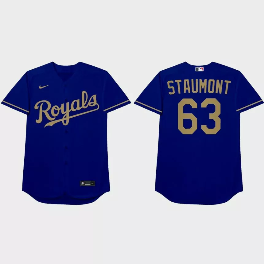 Josh Staumont 2021 Players’ Weekend Staumont Nickname Jersey – Blue