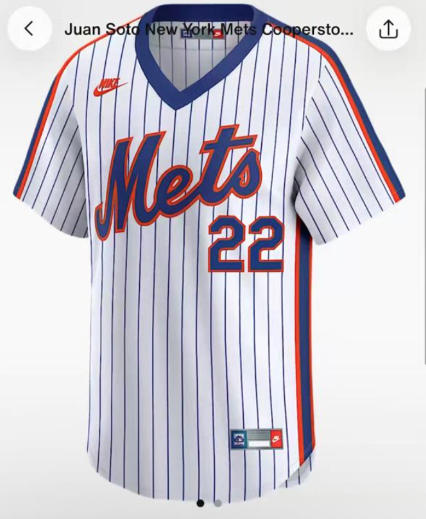 Juan Soto New York Mets Cooperstown 40th Anniversary