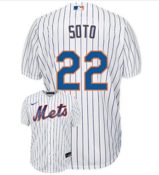 Juan Soto Youth Jersey NY Mets Replica Kids Home Jersey