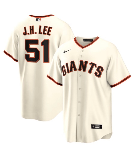 Jung Hoo Lee San Francisco Giants Jersey cream