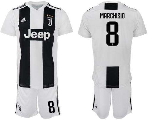 Juventus #8 Marchisio Home Soccer Club Jersey