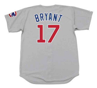 KRIS BRYANT Chicago Cubs Majestic Away Baseball Jersey