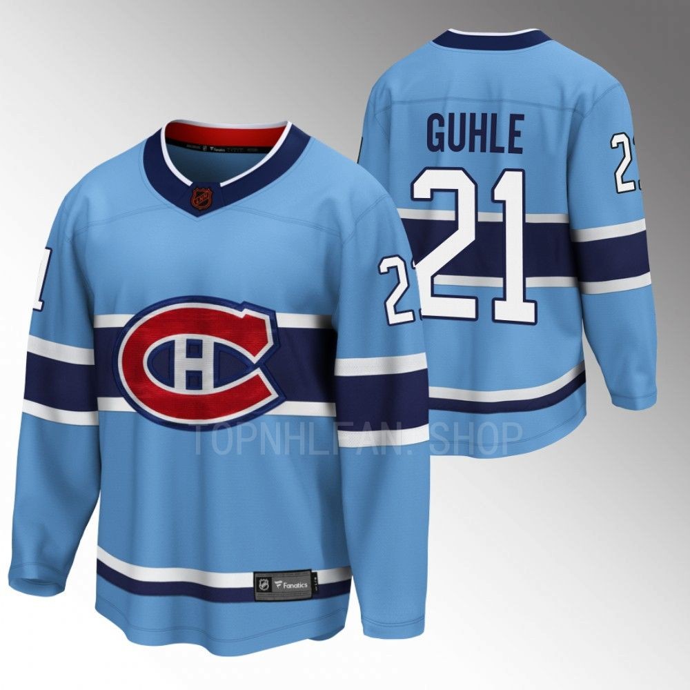 Kaiden Guhle Montreal Canadiens Jersey Special Edition 2.0 Blue 2022 Breakaway Player