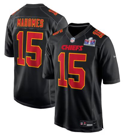 Kansas City Chiefs - Patrick Mahomes Super Bowl LVIII Black NFL Jersey