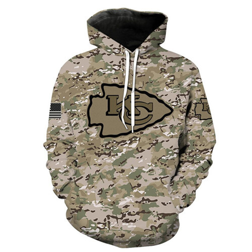 Kansas City Chiefs Camo Hoodie