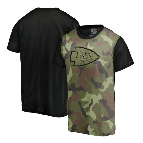 Kansas City Chiefs Camo NFL Pro Line By Fanatics Branded Blast Sublimated T Shirt