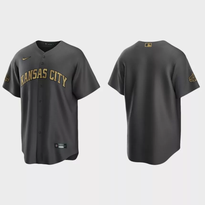 Kansas City Royals 2022 MLB All-Star Game Replica Jersey – Charcoal
