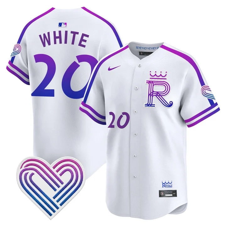 Kansas City Royals 2026 City Connect Vapor Premier Limited Jersey #20 FRANK WHITE