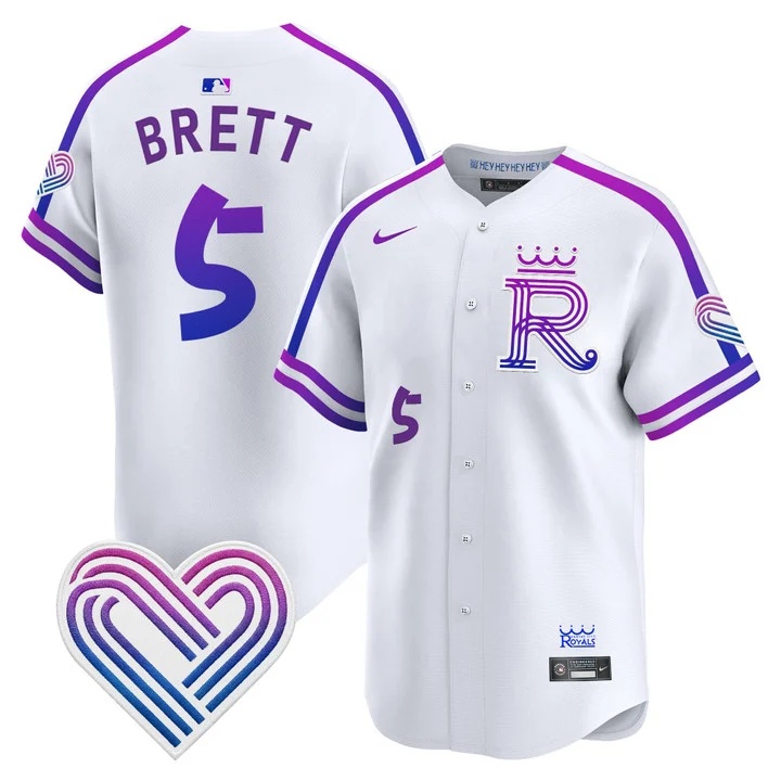 Kansas City Royals 2026 City Connect Vapor Premier Limited Jersey #5 GEORGE BRETT