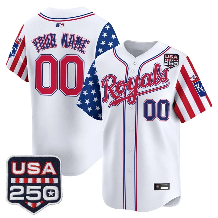 Kansas City Royals America 250 Edition Vapor Premier Limited Custom Jersey