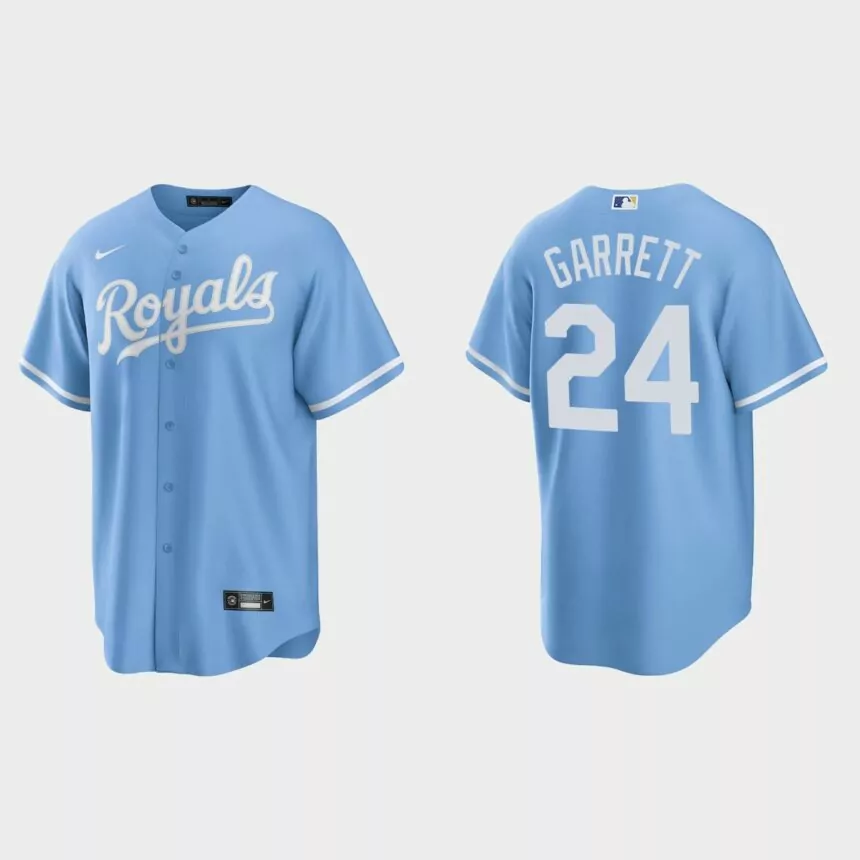 Kansas City Royals Amir Garrett Replica Alternate Jersey – Blue