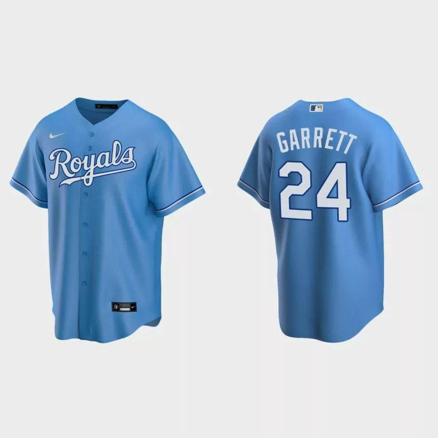 Kansas City Royals Amir Garrett Replica Alternate Jersey – Light Blue