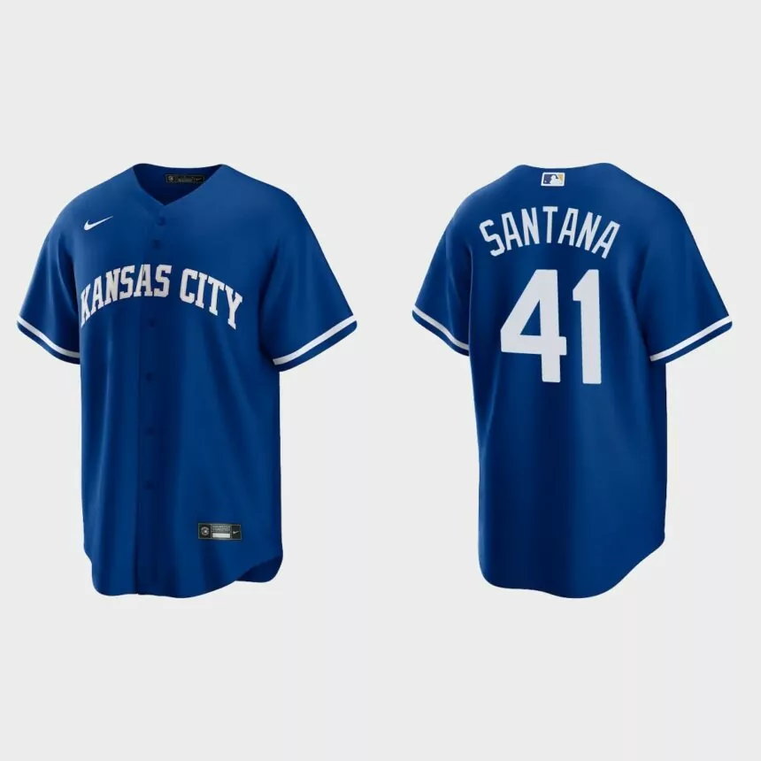 Kansas City Royals Carlos Santana Replica Alternate Jersey – Royal