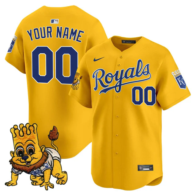 Kansas City Royals Sluggerrr Patch Vapor Premier Limited Custom Jersey.webp