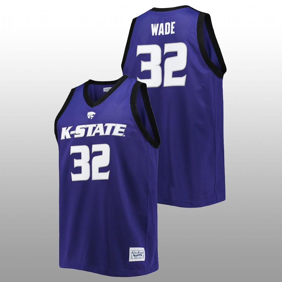 Kansas State Wildcats Dean Wade Commemorative Classic Alumni Basketball Jersey Men Purple