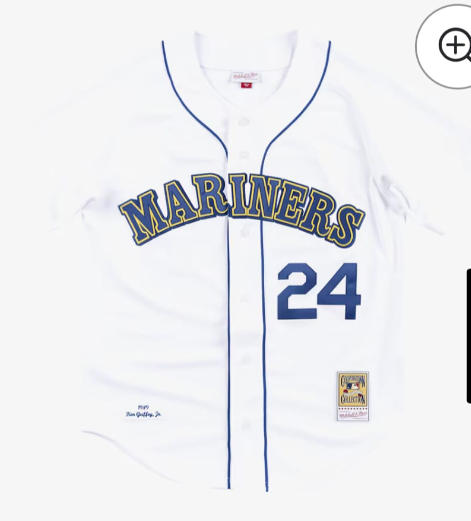 Ken Griffey Jr. Seattle Mariners 1989 White Authentic Player Jersey