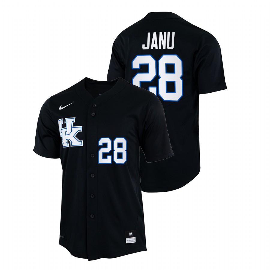 Kentucky Wildcats Ora jAnu Men Black College Baseball Jersey