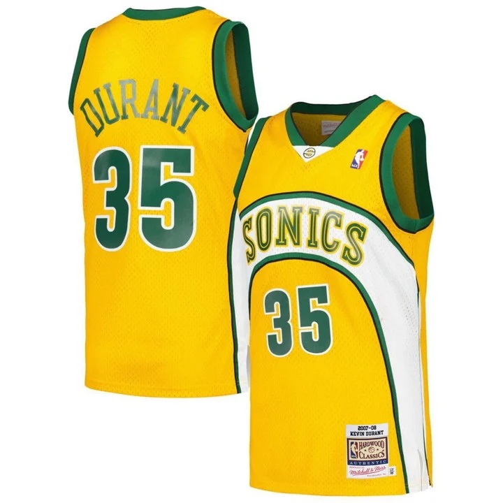 Kevin Durant #35 Seattle SuperSonics Jersey 2