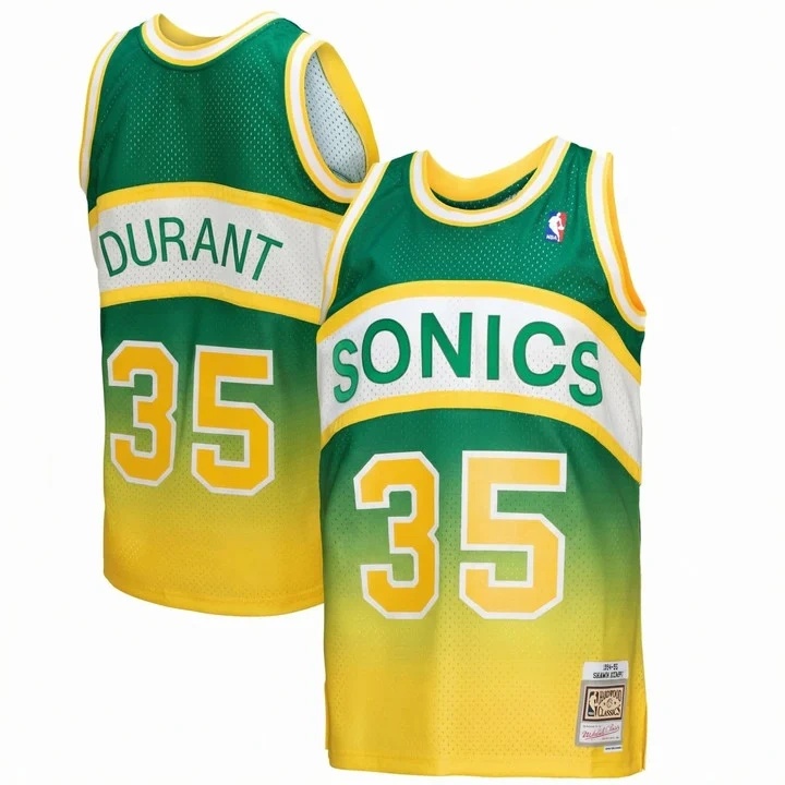Kevin Durant #35 Seattle SuperSonics Jersey