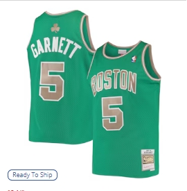 Kevin Garnett Boston Celtics Mitchell & Ness 200102 Hardwood Classics Swingman Jersey - Kelly Green