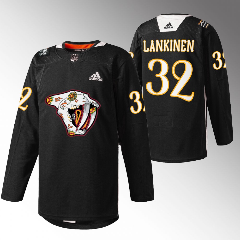 Kevin Lankinen Predators Hispanic Heritage 2022 Jersey Black Warmup