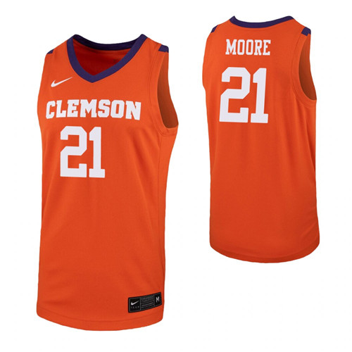 Khavon Moore Jersey Orange Clemson Tigers Replica