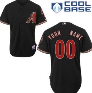 Kids Arizona Diamondbacks Customized Black Jersey