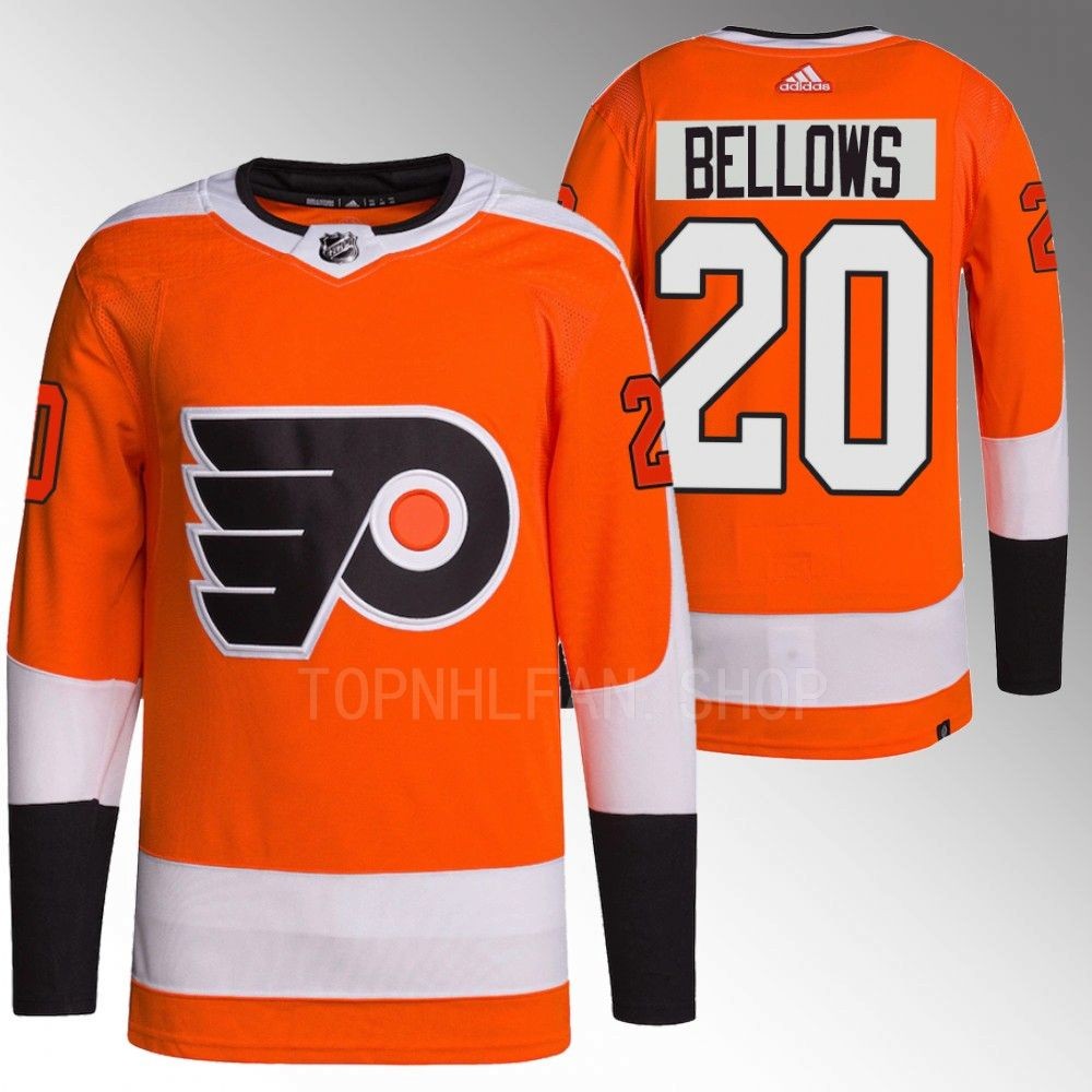 Kieffer Bellows Philadelphia Flyers Home Authentic Pro Orange Jersey