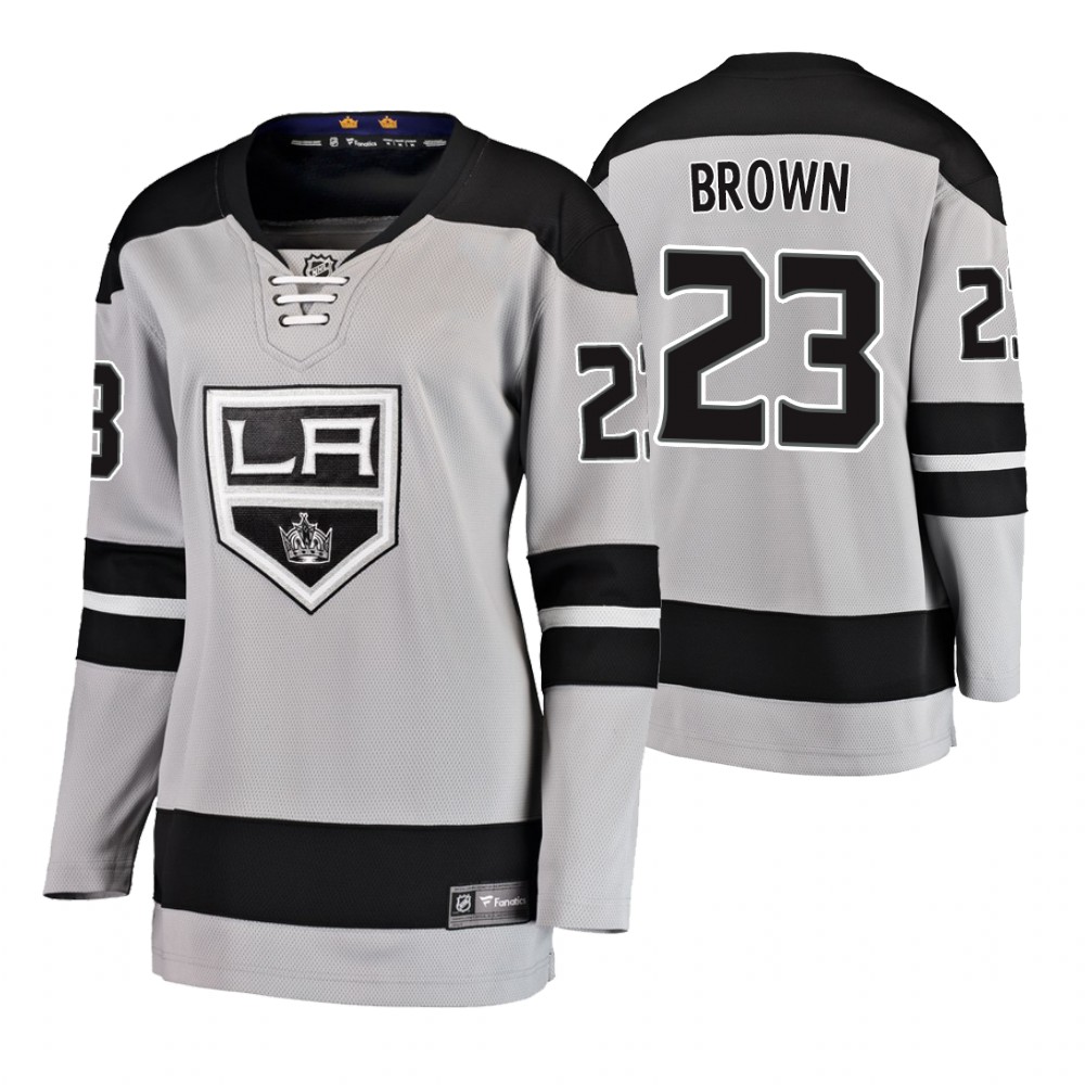 Kings Dustin Brown Women's Player Fanatics Branded Alternate Breakaway Jersey