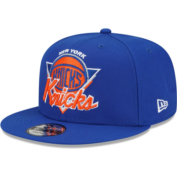 Knicks Blue Snapback Hat --TX