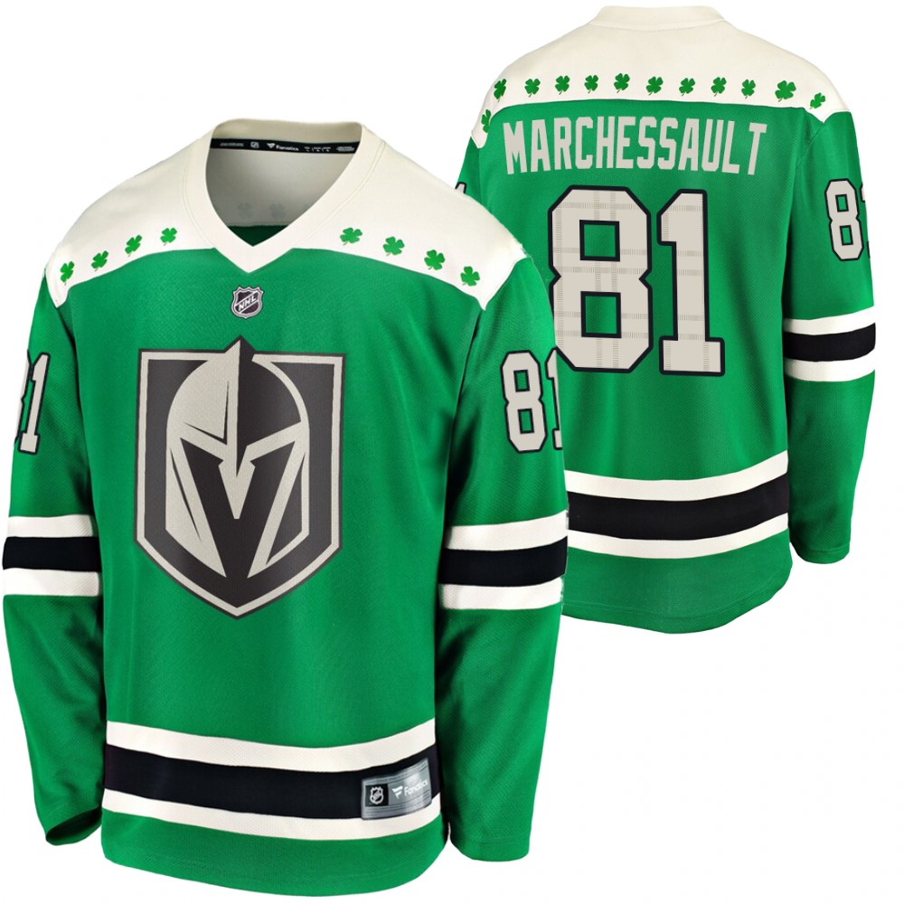 Knights #81 Jonathan Marchessault 2020 St. Patrick's Day Breakaway Jersey Green