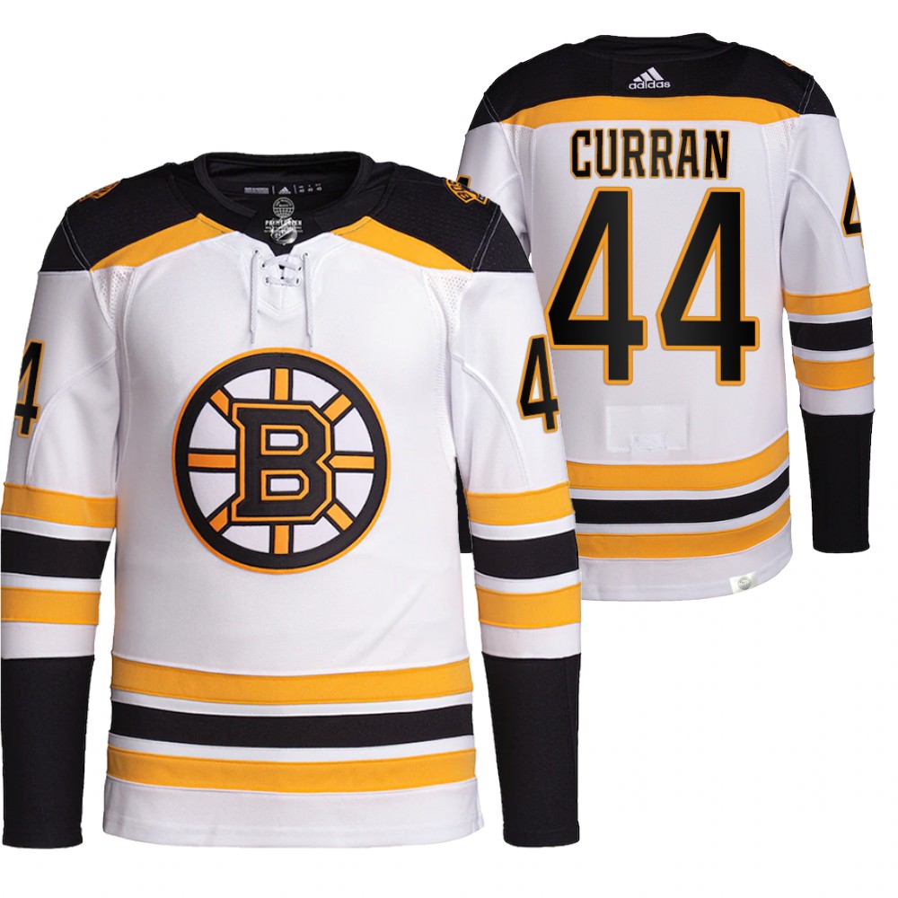 Kodie Curran Boston Bruins White Away Authentic Primegreen Jersey Stitched