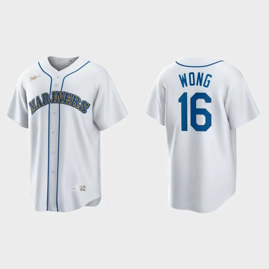 Kolten Wong Seattle Mariners Cooperstown Collection Home Jersey – White