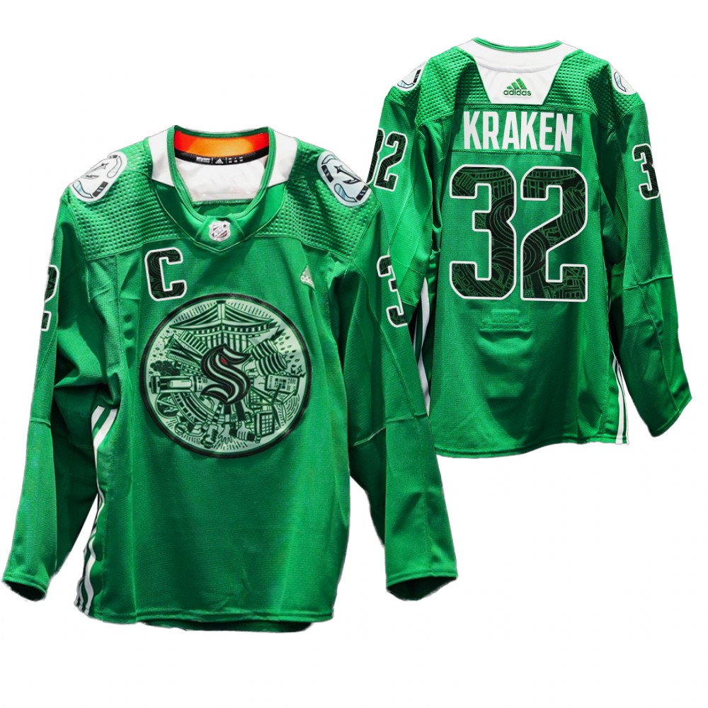 Kraken Green Night Jersey Green Eco-conscious