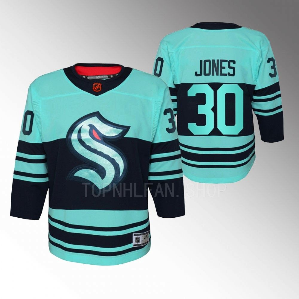 Kraken Martin Jones 2022 Special Edition 2.0 Jersey Youth Replica