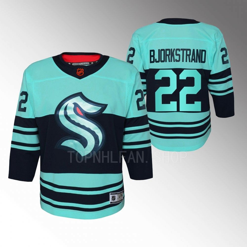 Kraken Oliver Bjorkstrand 2022 Special Edition 2.0 Jersey Youth Replica