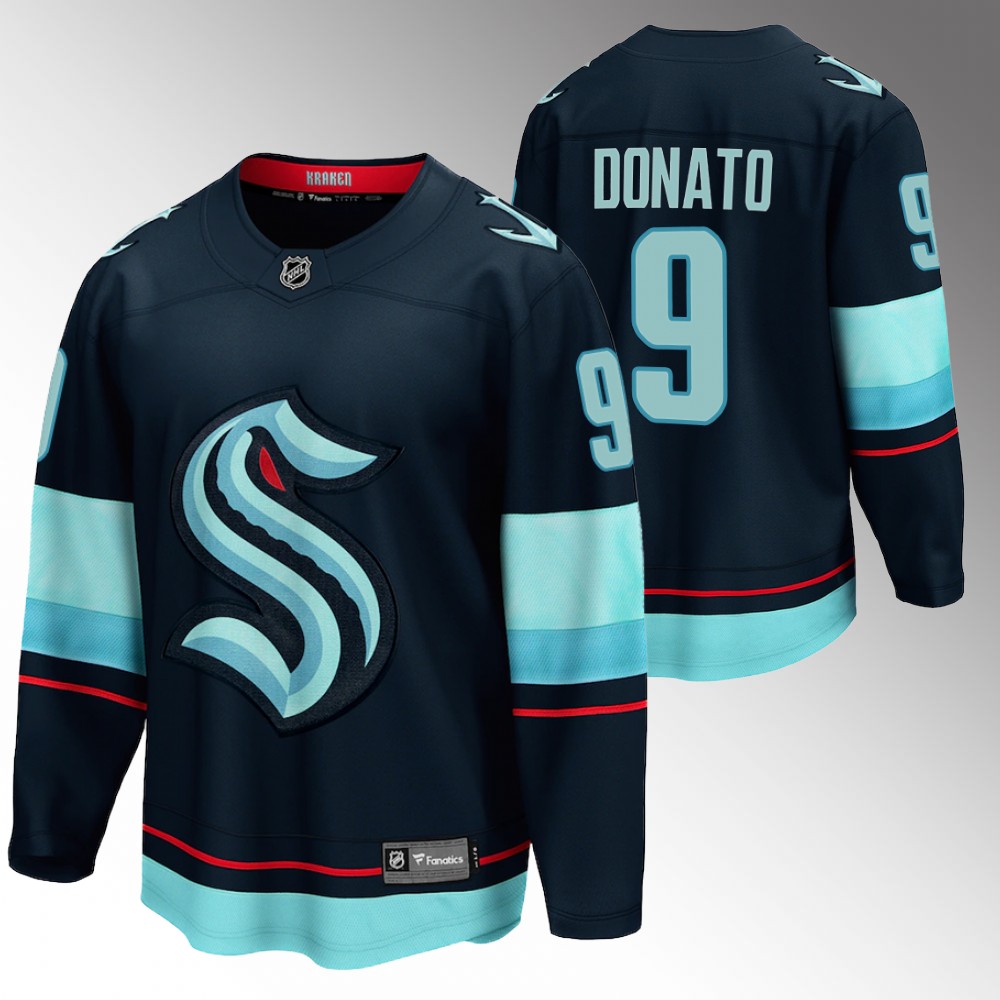 Kraken Ryan Donato Jersey Home Navy Breakaway Player Men
