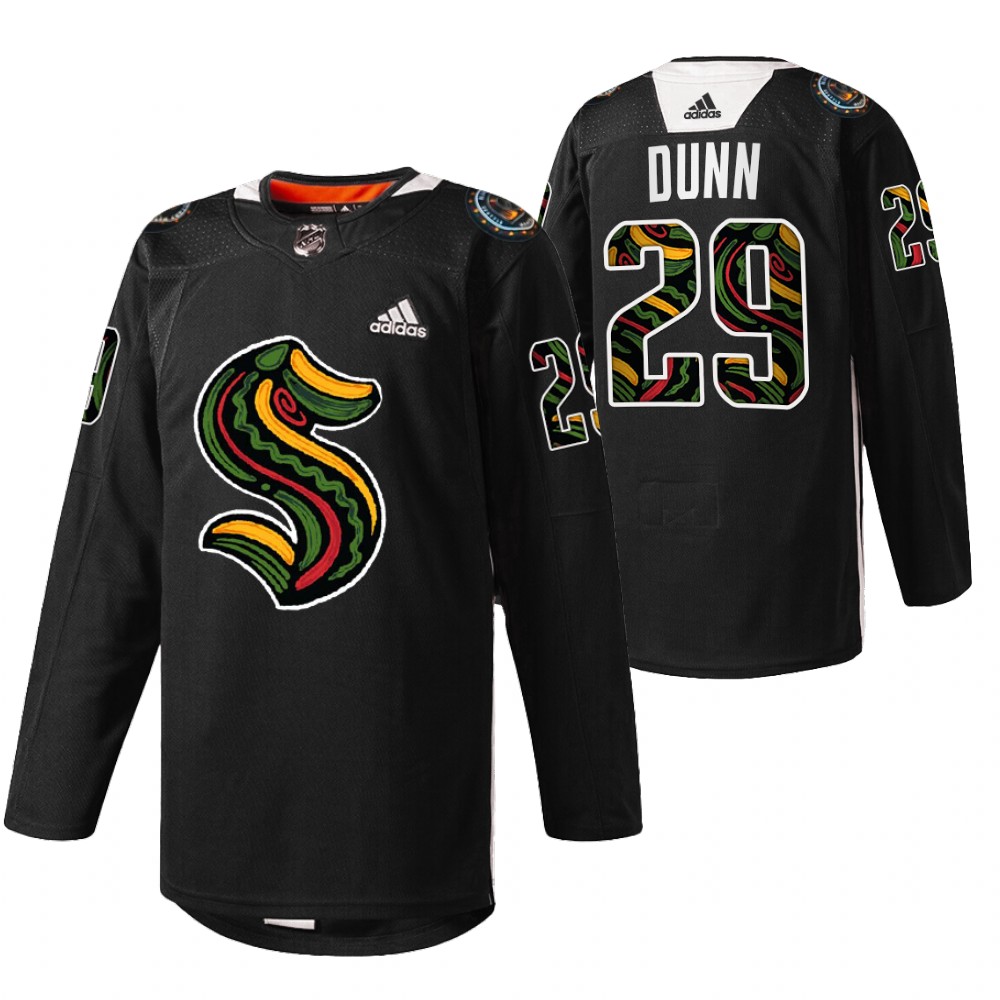 Kraken Vince Dunn Black History Month 2022 Black Limited Edition Jersey